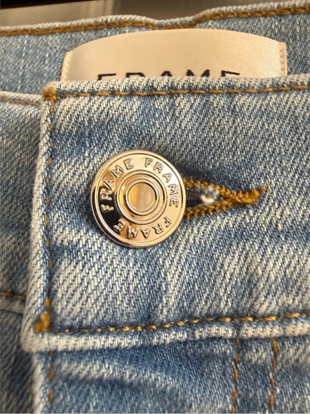 Frame Le Slim Palazzo Wide Leg Denim Jeans - Picture 3 of 6